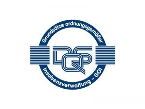 GOI Zertifikat Rechtsanwaltskanzlei Schiebe und Collegen ist nach den Grundsätzen ordnungsgemäßer Insolvenzverwaltung (GOI) zertifiziert