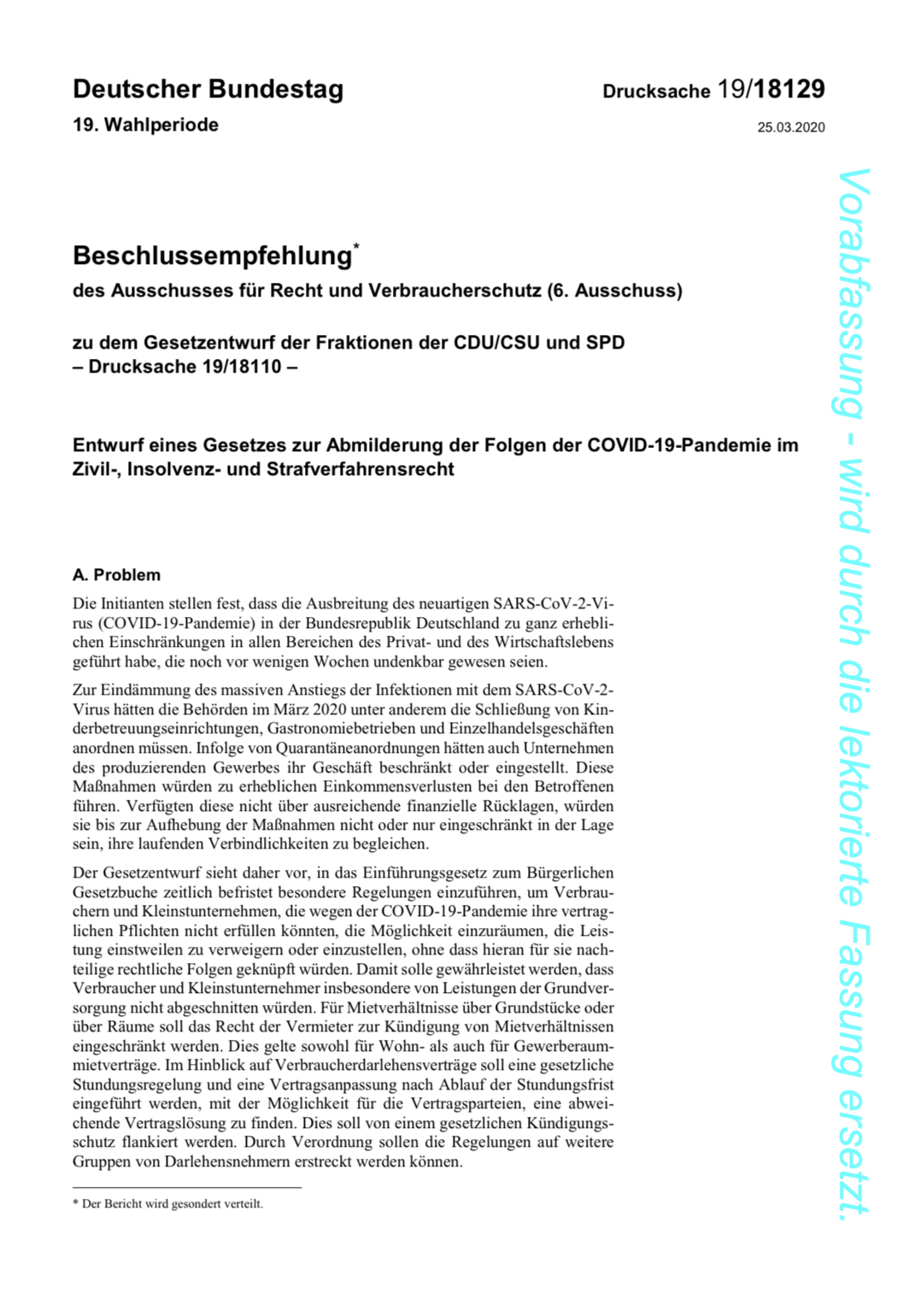 Aktuelle Beschlussempfehlung Zum Download